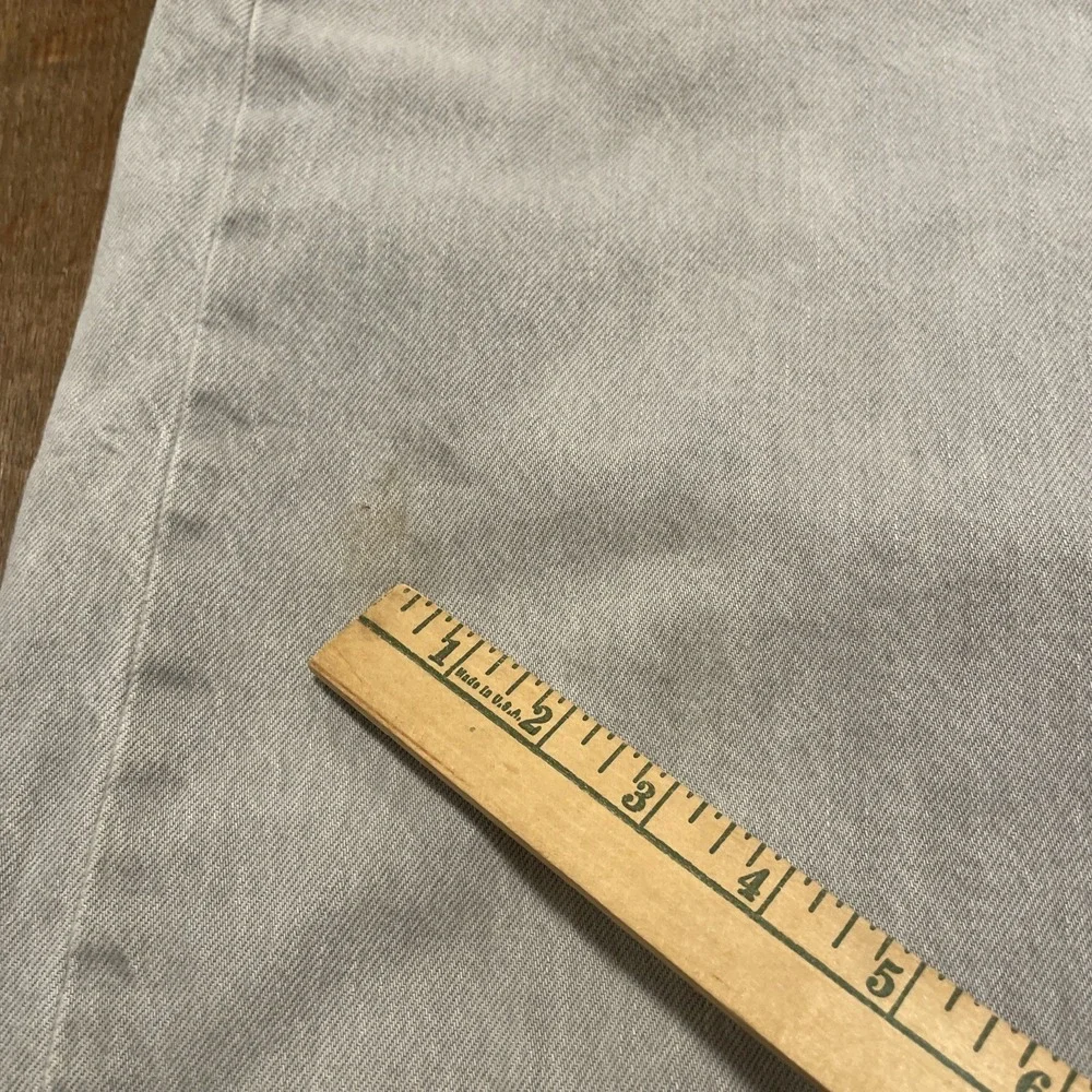Men's Levi's 501 Jeans 42x30 Gray Y2K Baggy Relaxed Fit Red Tab